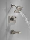 DELTA Pivotal Monitor 14 Series H2OKINETIC Tub and Shower Trim — Lumicoat® Stainless