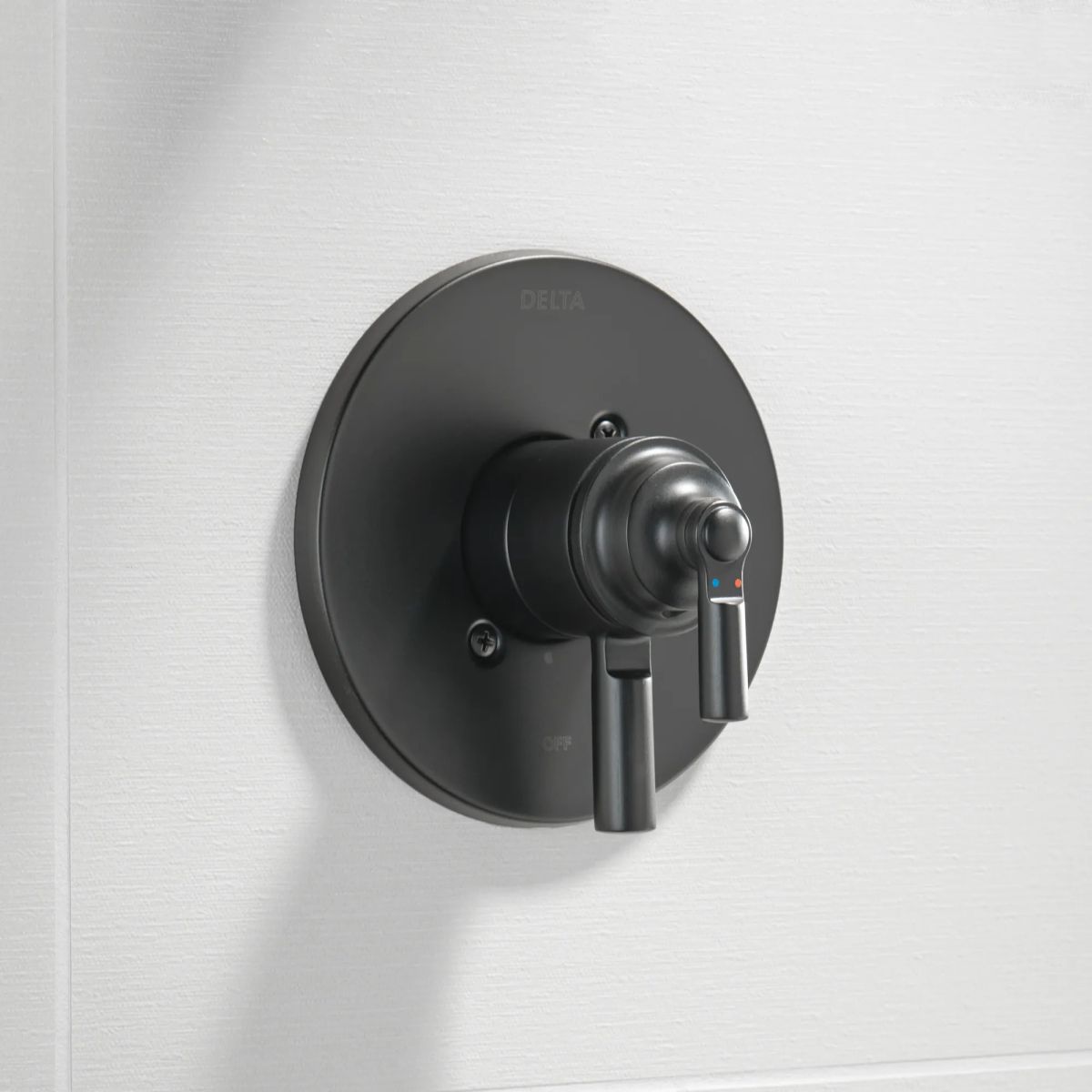 DELTA Saylor Monitor 17 Series Valve Trim Only — Matte Black