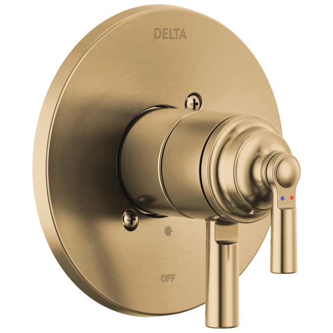 DELTA Saylor Monitor 17 Series Valve Trim Only — Champagne Bronze