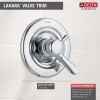 DELTA Lahara Monitor 17 Series Valve Only Trim — Chrome