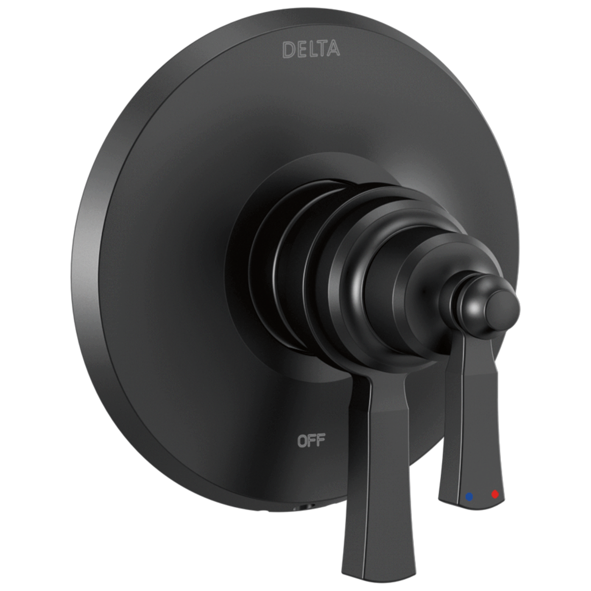 DELTA Dorval Monitor 17 Series Valve Trim Only — Matte Black