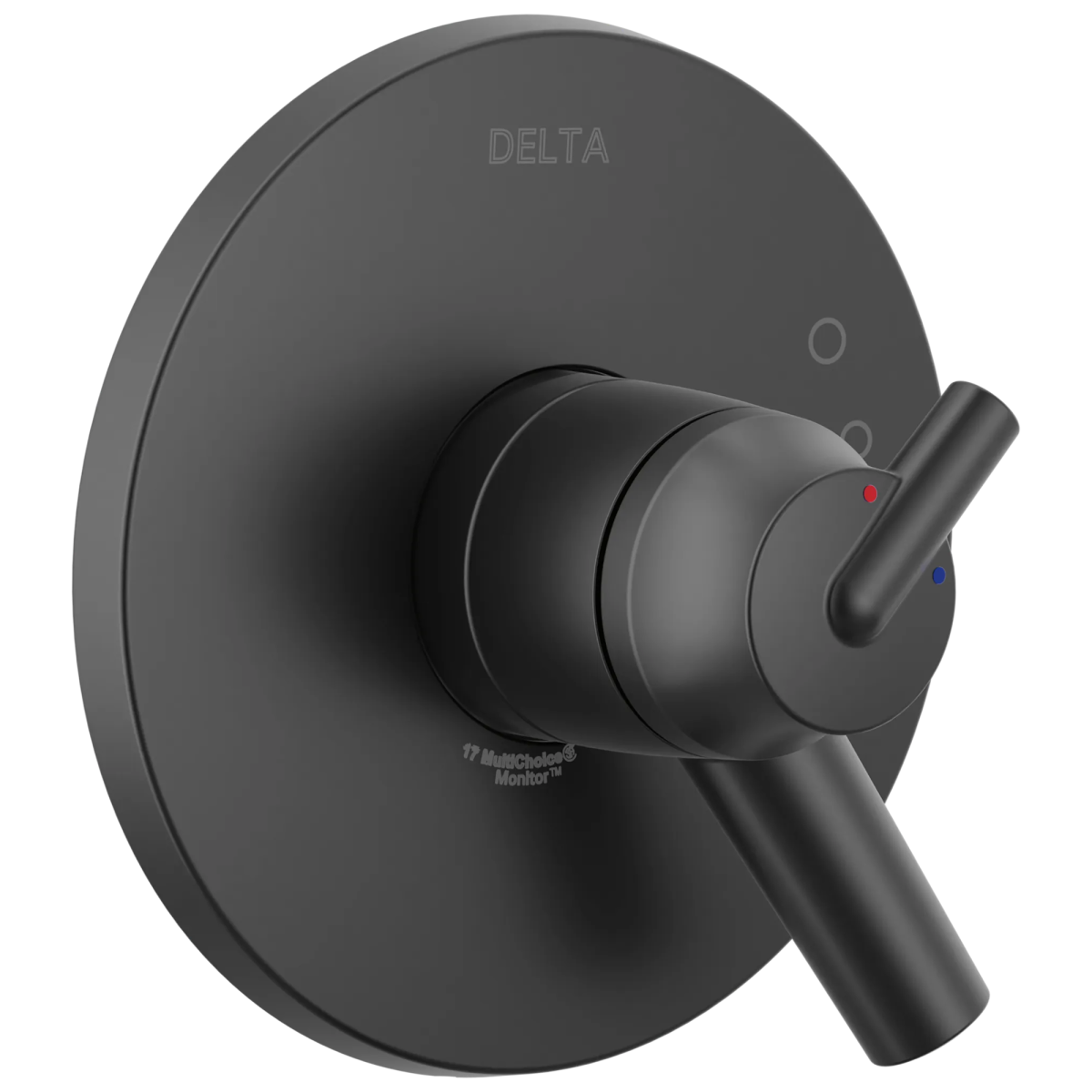 DELTA Trinsic Monitor 17 Series Valve Only Trim — Matte Black
