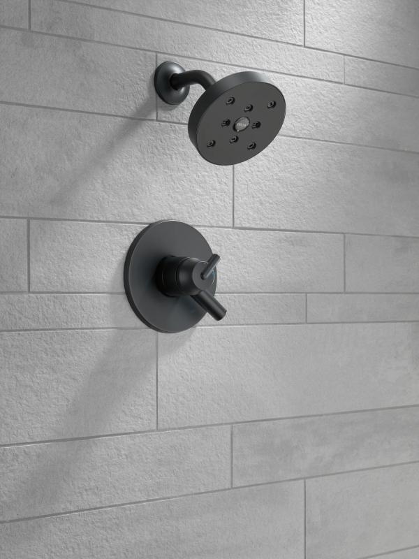DELTA Trinsic Monitor 17 Series Valve Only Trim — Matte Black
