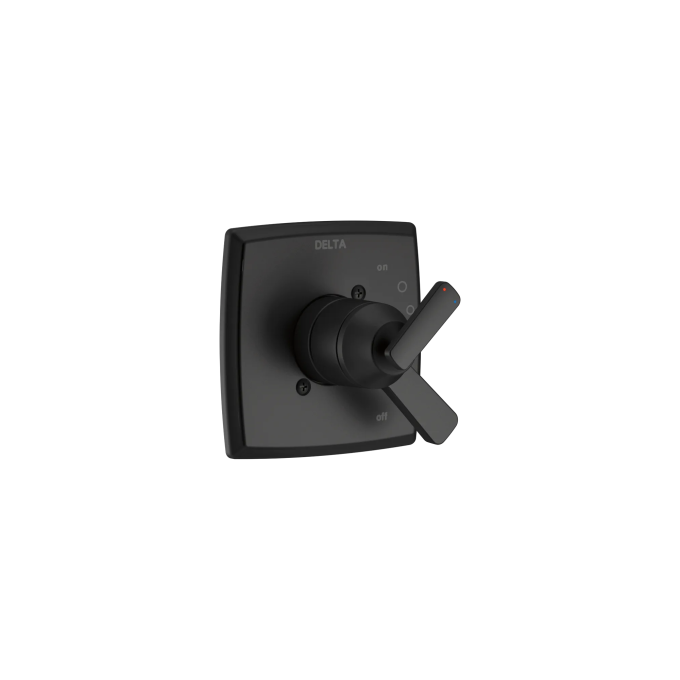DELTA Ashlyn Monitor 17 Series Valve Only Trim — Matte Black