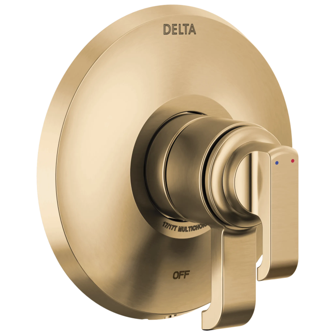 DELTA Tetra 17 Series Valve Only Trim — Lumicoat® Champagne Bronze