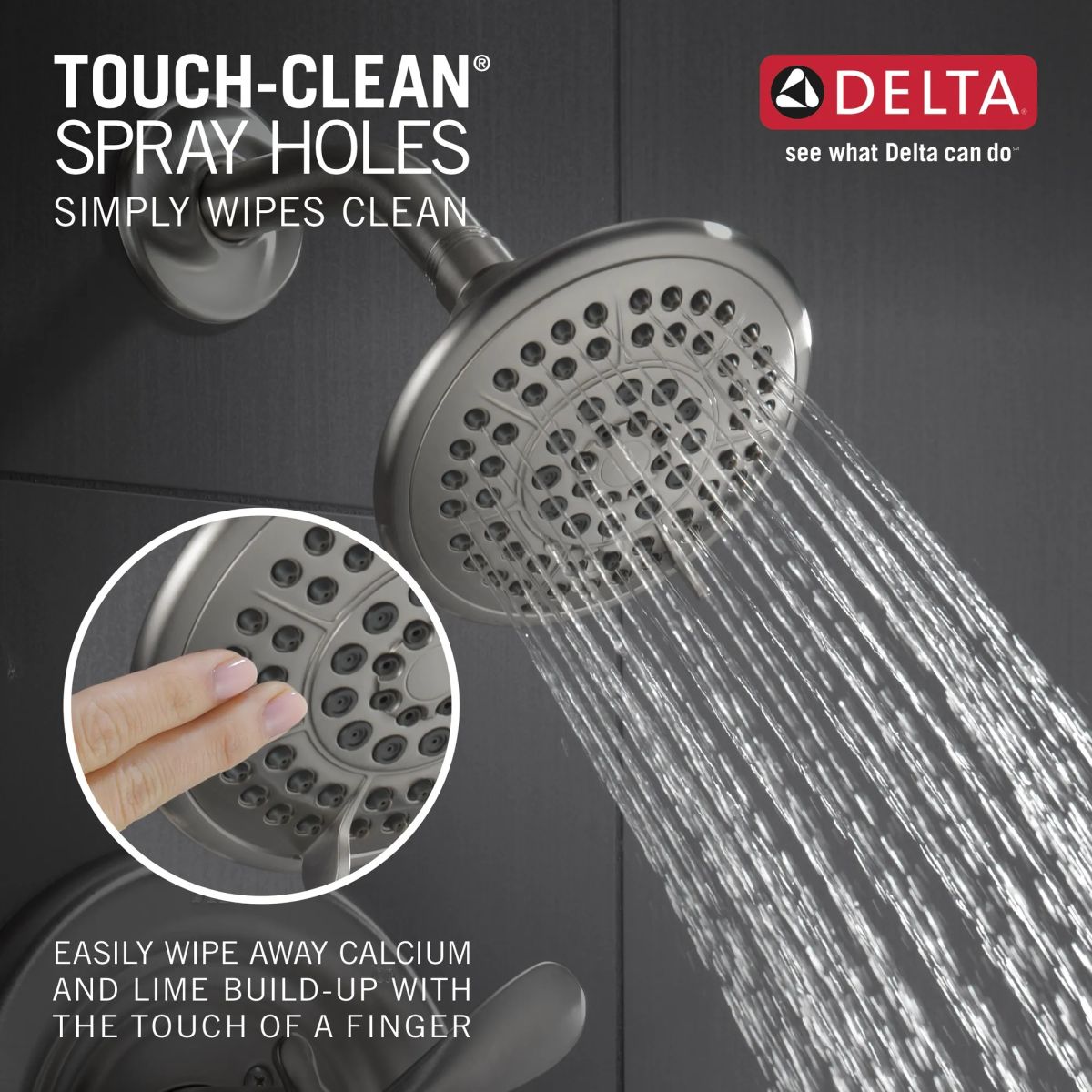 DELTA Classic Monitor 17 Series Shower Trim — Stainless