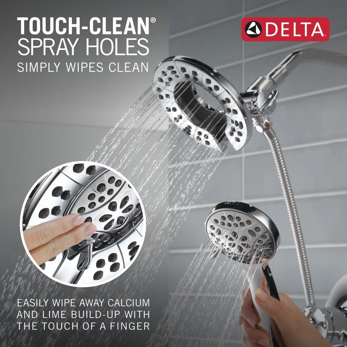 DELTA Kayra Monitor 17 Series Shower Trim — Chrome