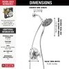 DELTA Kayra Monitor 17 Series Shower Trim — Chrome