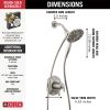 DELTA Kayra Monitor 17 Series Shower Trim — Stainless