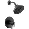 DELTA Saylor Monitor 17 Series Shower Trim — Matte Black