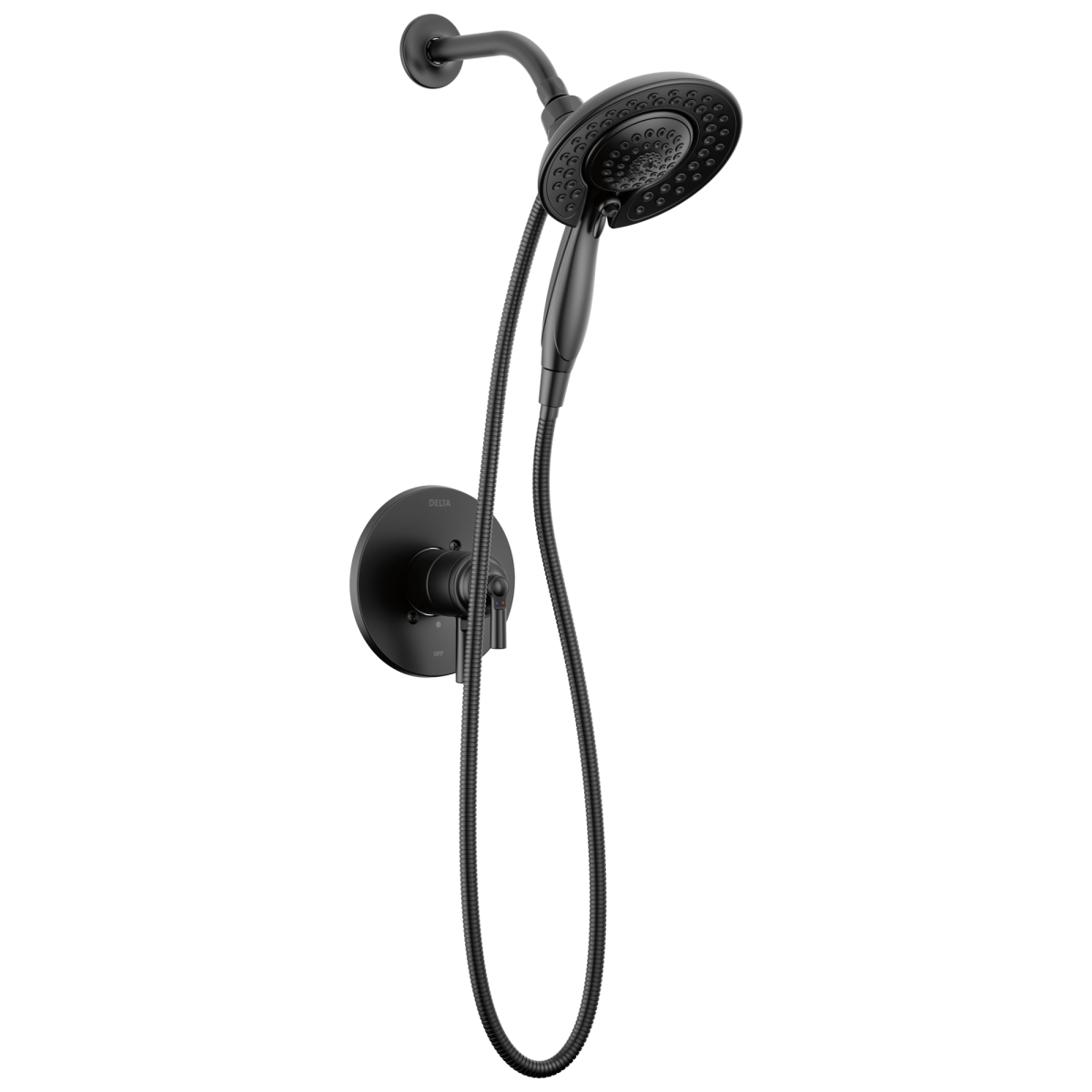 DELTA Saylor Monitor 17 Series Shower Trim with In2ition — Matte Black