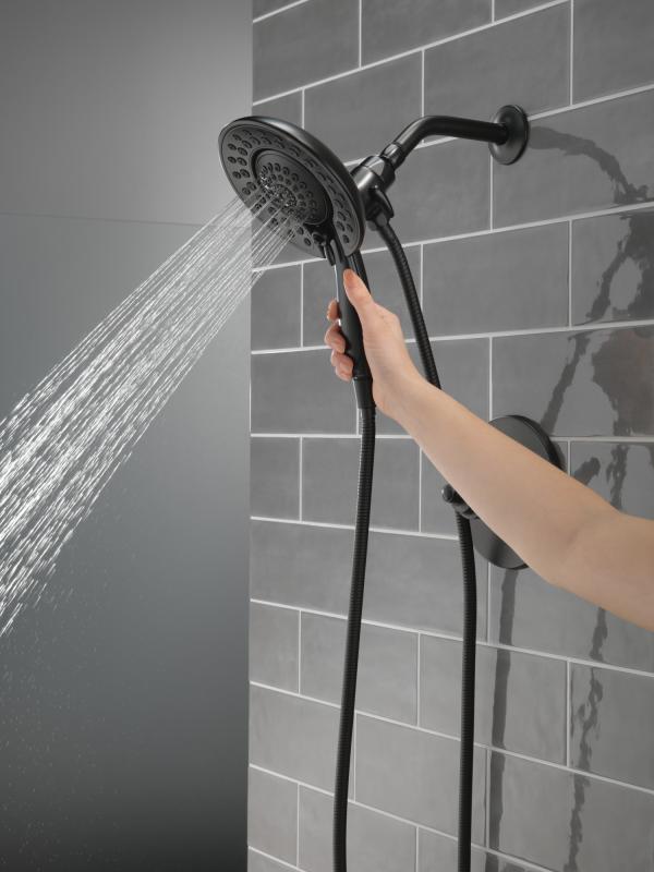DELTA Saylor Monitor 17 Series Shower Trim with In2ition — Matte Black