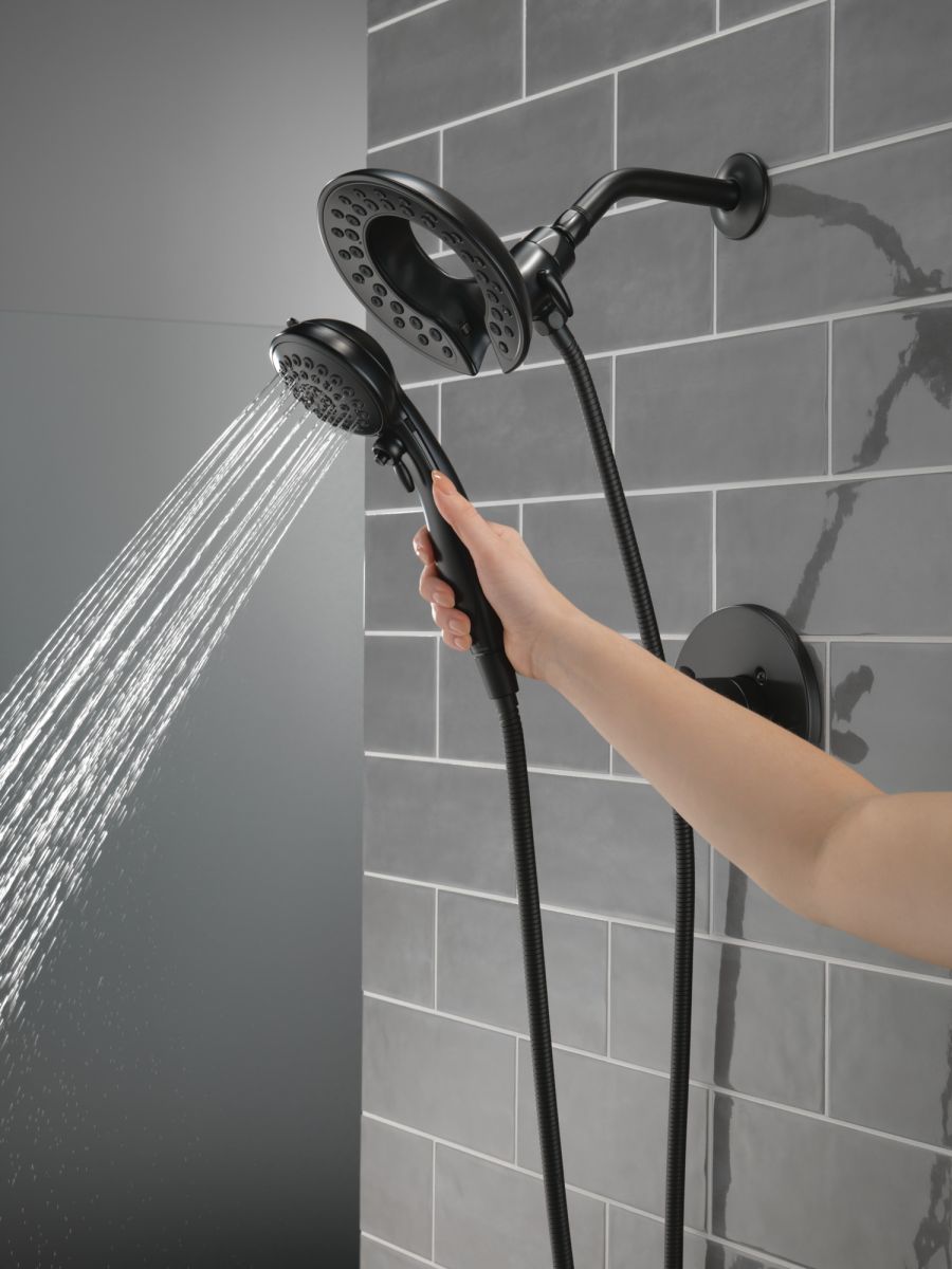 DELTA Saylor Monitor 17 Series Shower Trim with In2ition — Matte Black