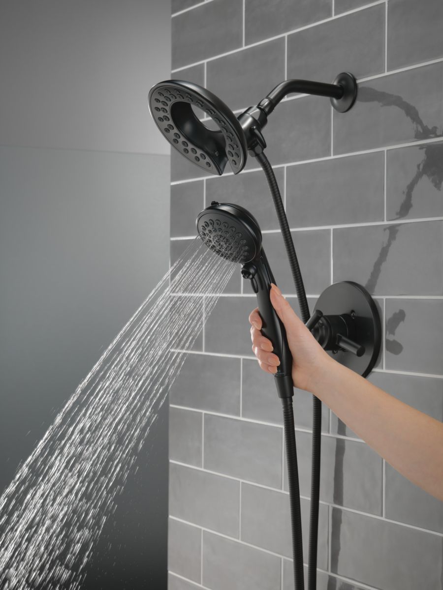 DELTA Saylor Monitor 17 Series Shower Trim with In2ition — Matte Black