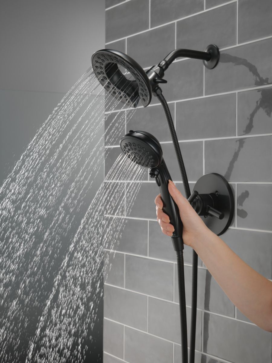 DELTA Saylor Monitor 17 Series Shower Trim with In2ition — Matte Black