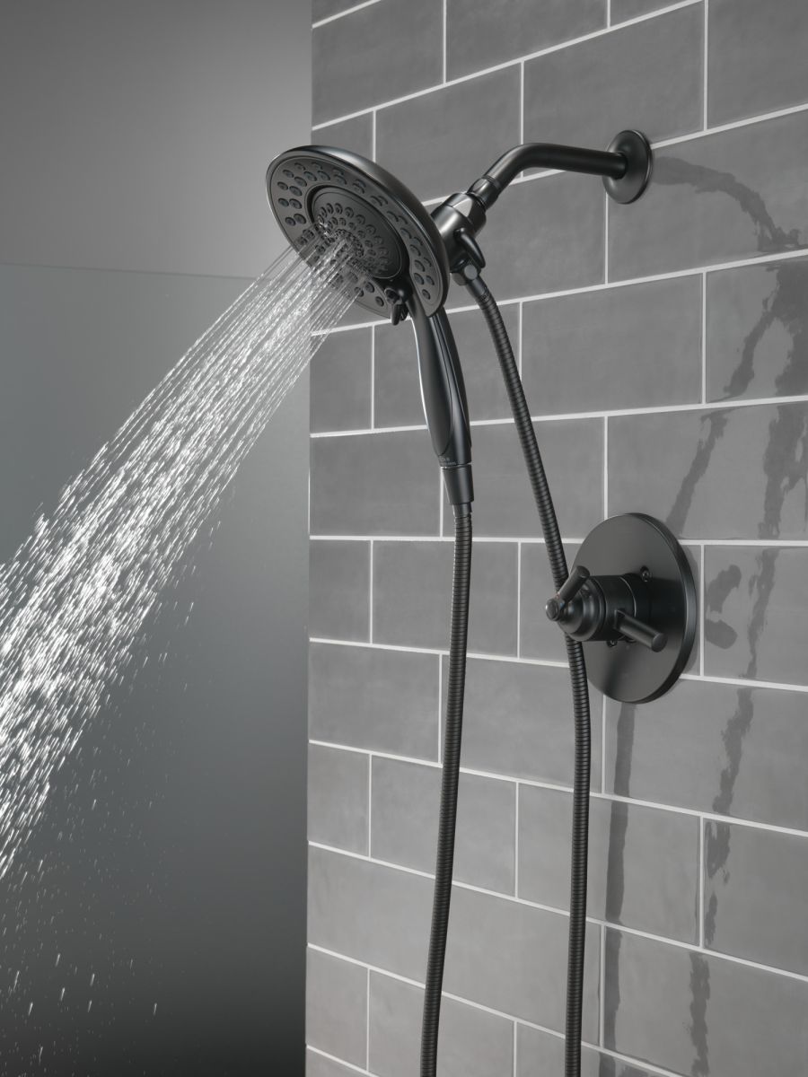 DELTA Saylor Monitor 17 Series Shower Trim with In2ition — Matte Black
