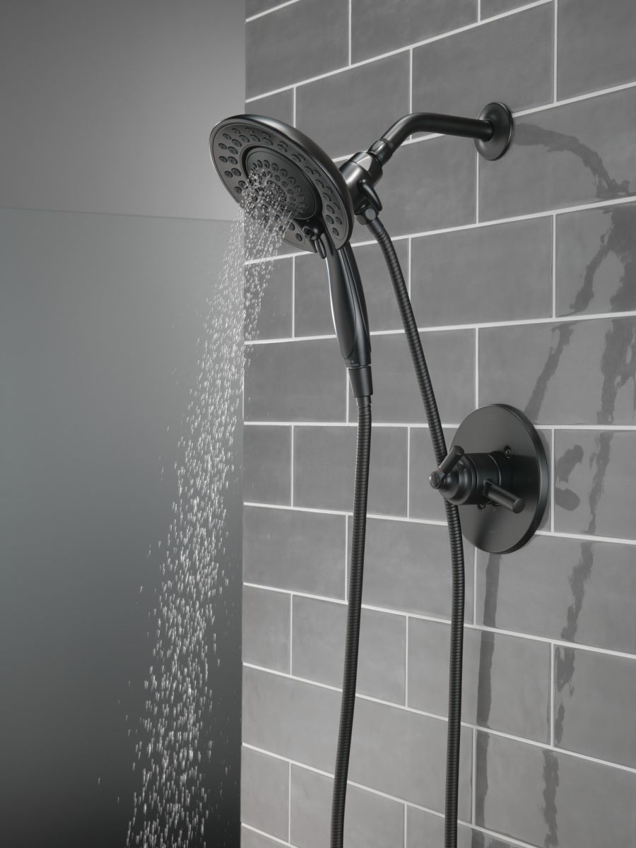 DELTA Saylor Monitor 17 Series Shower Trim with In2ition — Matte Black