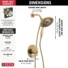 DELTA Saylor Monitor 17 Series Shower Trim with In2ition — Champagne Bronze