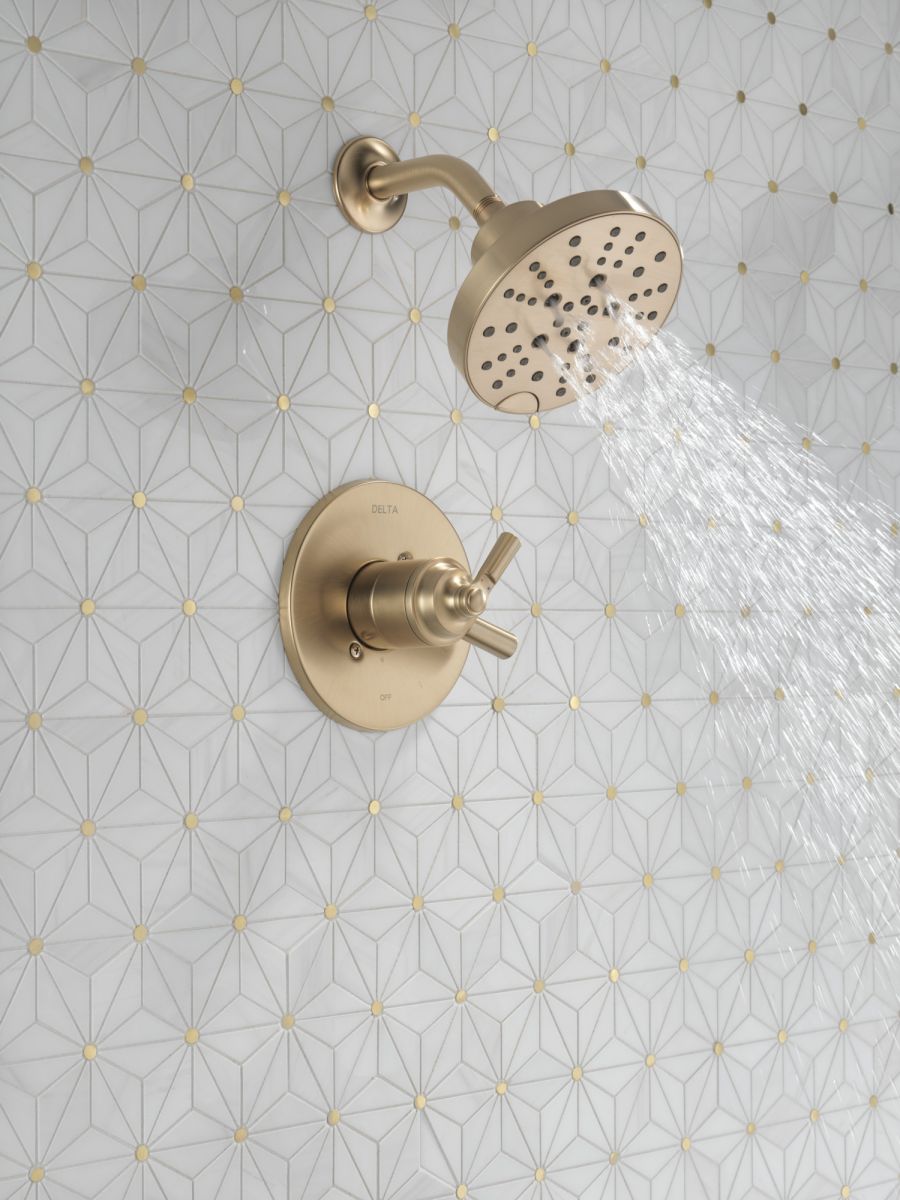DELTA Saylor Monitor 17 Series Shower Trim — Champagne Bronze