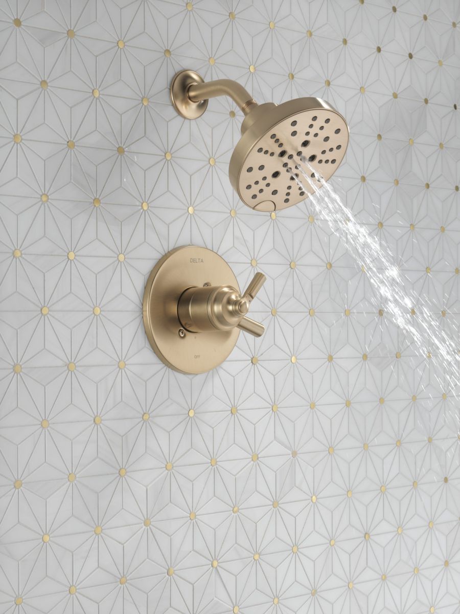DELTA Saylor Monitor 17 Series Shower Trim — Champagne Bronze