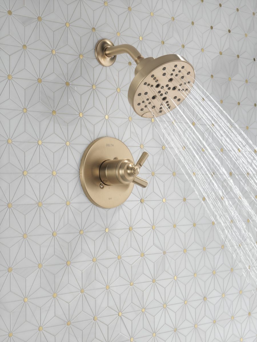 DELTA Saylor Monitor 17 Series Shower Trim — Champagne Bronze