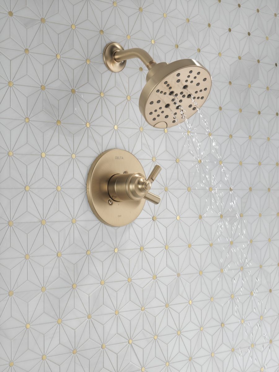 DELTA Saylor Monitor 17 Series Shower Trim — Champagne Bronze
