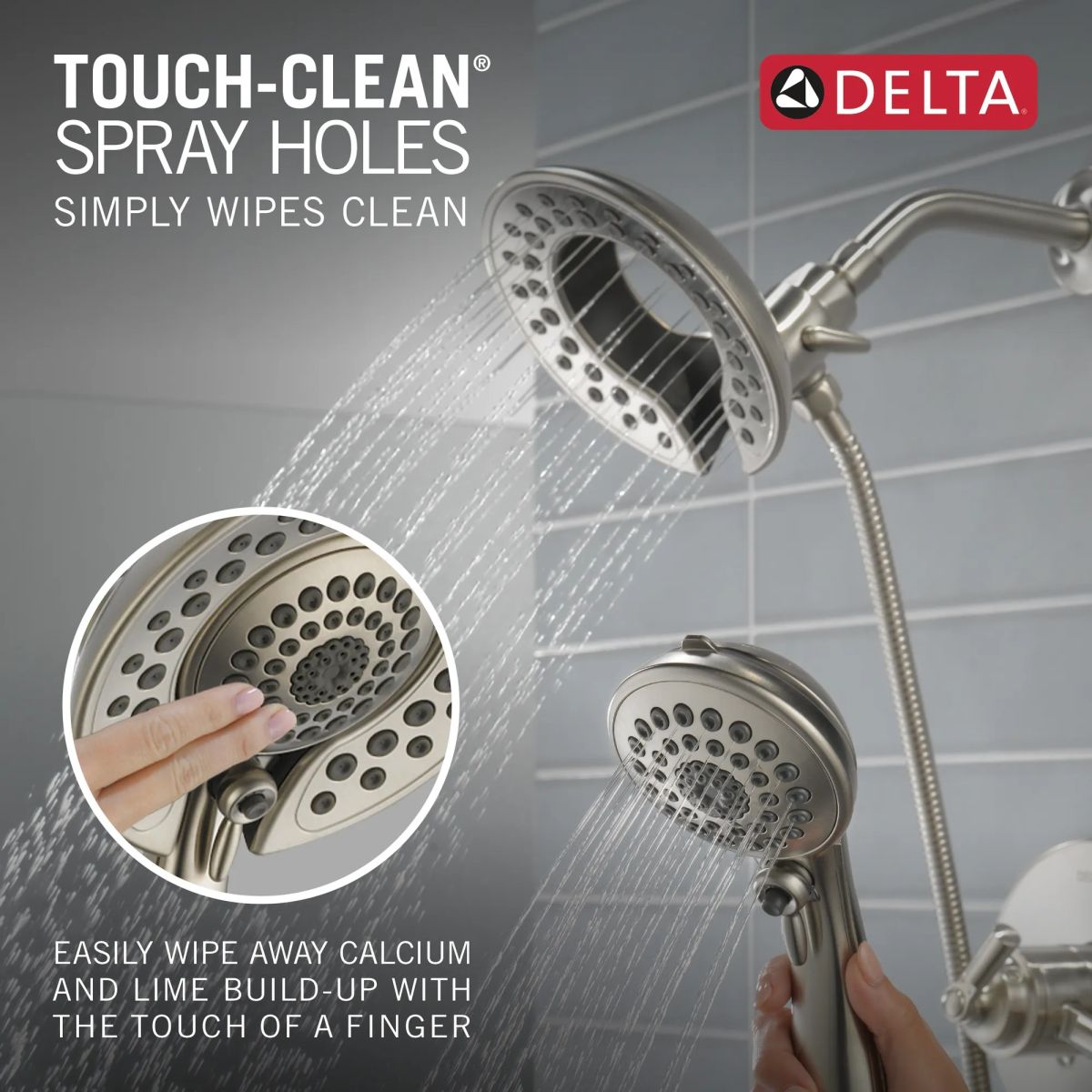 DELTA Saylor Monitor 17 Series Shower Trim with In2ition — Stainless