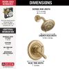 DELTA Lahara Monitor 17 Series Shower Trim — Champagne Bronze