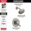 DELTA Lahara Monitor 17 Series Shower Trim — Stainless