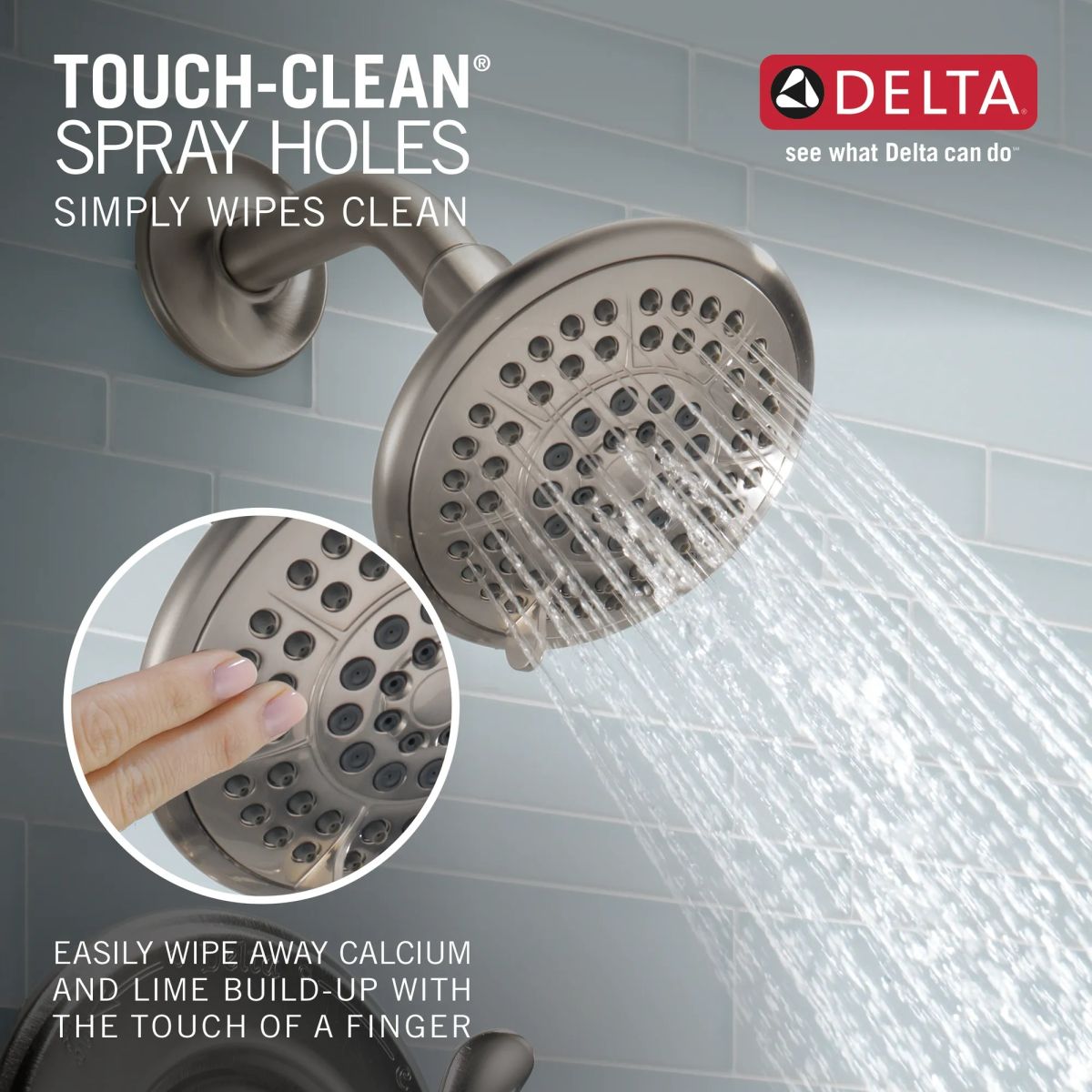 DELTA Lahara Monitor 17 Series Shower Trim — Stainless