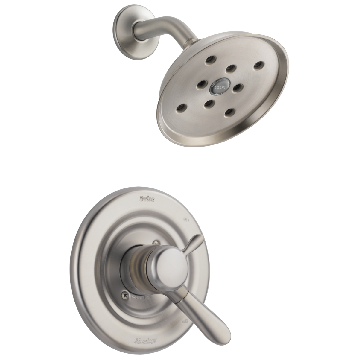 DELTA Lahara Monitor 17 Series H2OKINETIC Shower Trim — Stainless