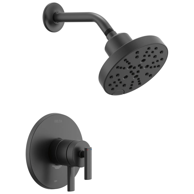 DELTA Altado Monitor 17 Series Shower Trim — Matte Black