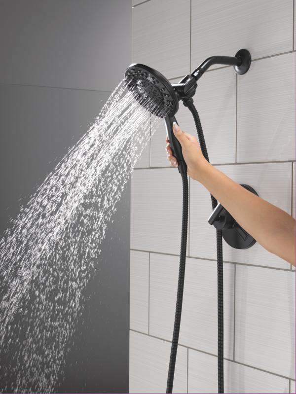 DELTA Altado Monitor 17 Series Shower Trim with In2ition — Matte Black
