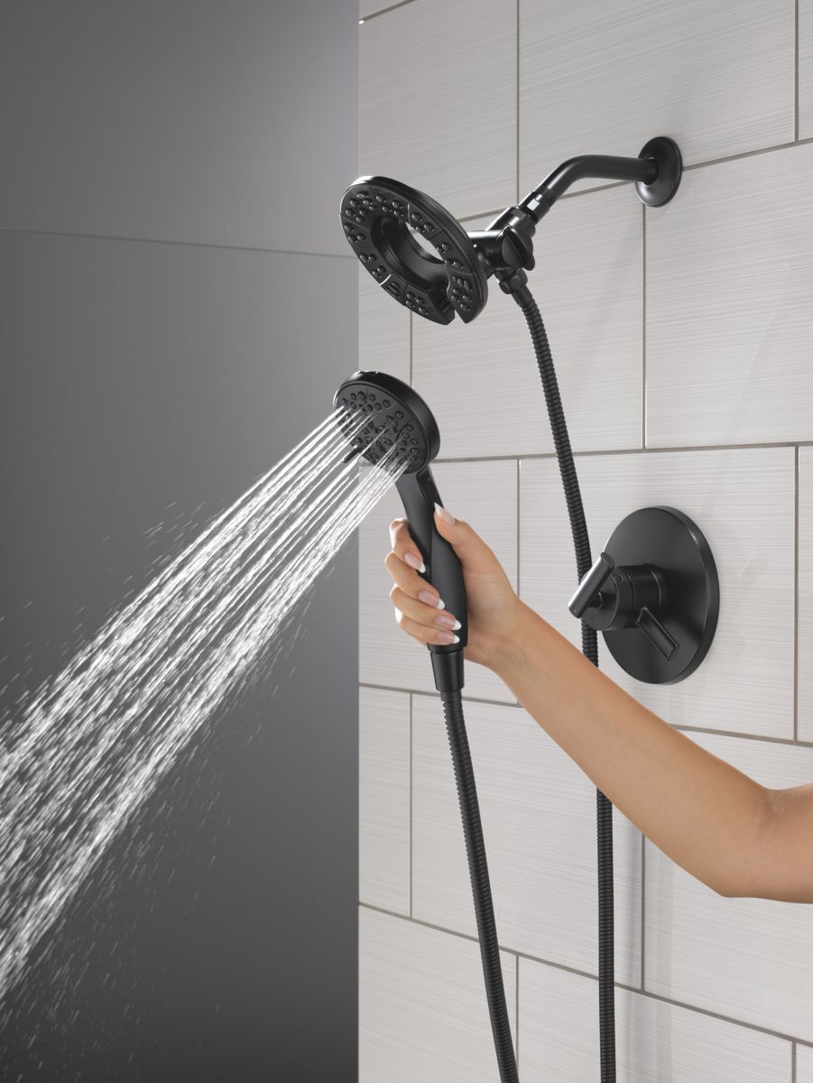 DELTA Altado Monitor 17 Series Shower Trim with In2ition — Matte Black