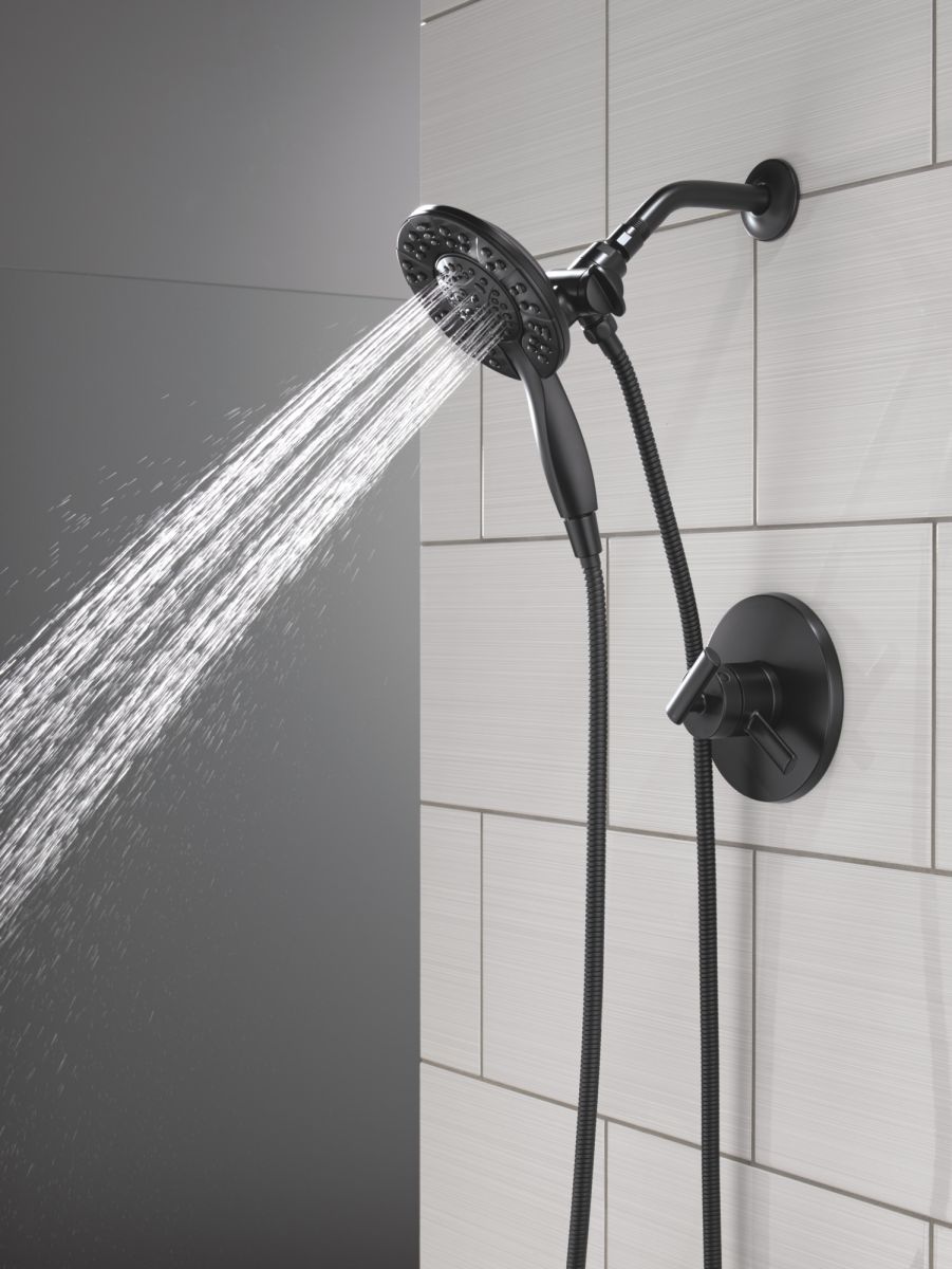 DELTA Altado Monitor 17 Series Shower Trim with In2ition — Matte Black
