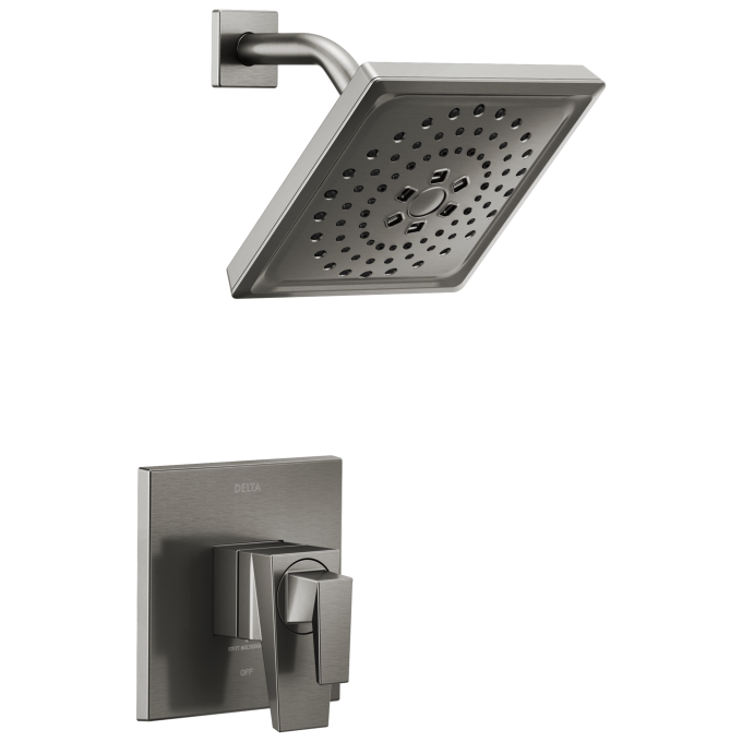 DELTA Trillian 17 Series H2Okinetic Shower Only Trim — Lumicoat® Black Stainless