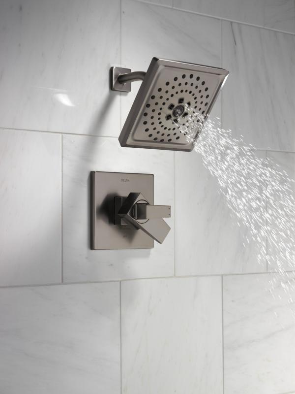 DELTA Trillian 17 Series H2Okinetic Shower Only Trim — Lumicoat® Black Stainless