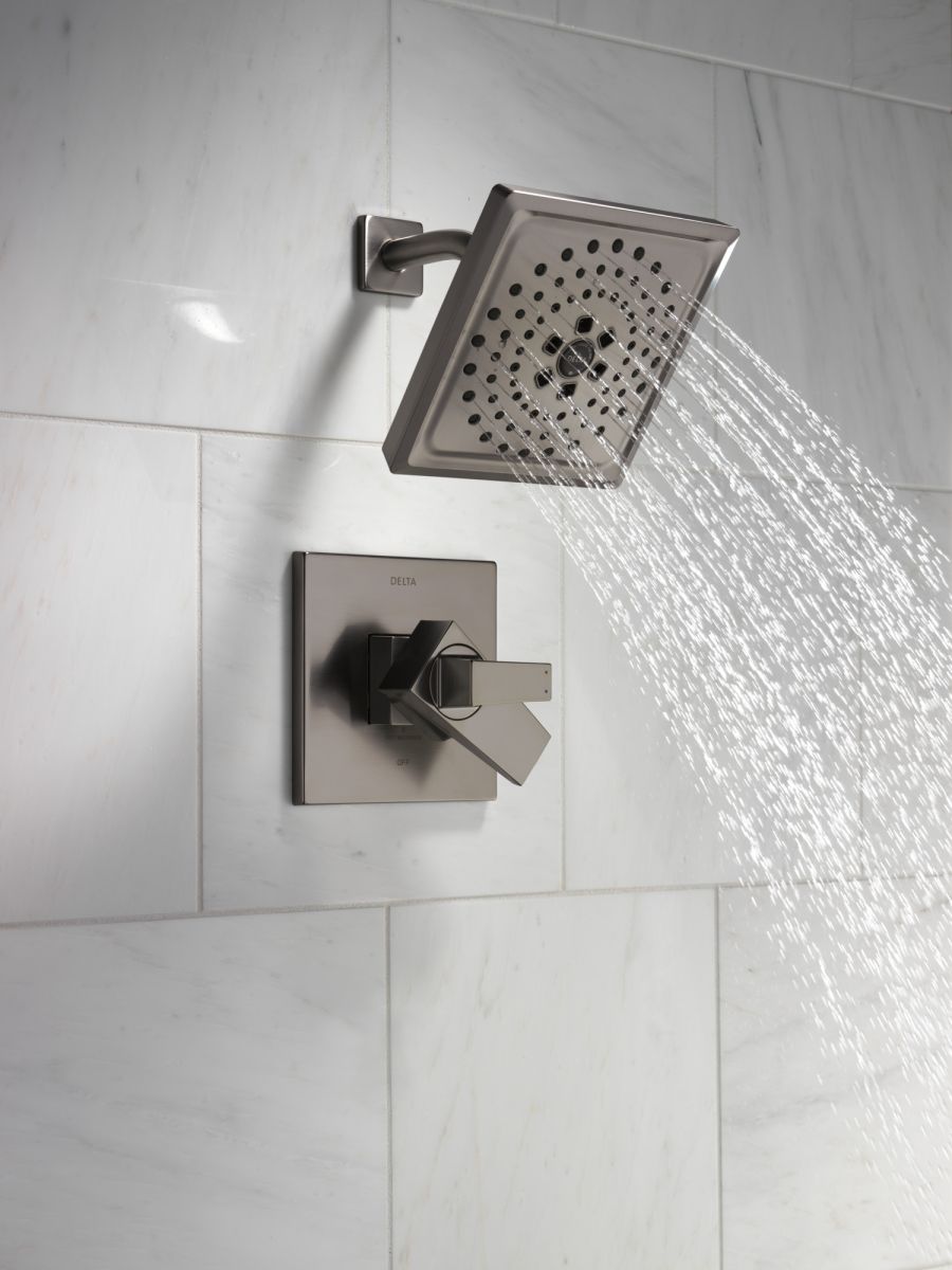 DELTA Trillian 17 Series H2Okinetic Shower Only Trim — Lumicoat® Black Stainless