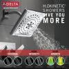 DELTA Trillian 17 Series H2Okinetic Shower Only Trim — Lumicoat® Chrome