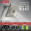 DELTA Trillian 17 Series H2Okinetic Shower Only Trim — Lumicoat® Stainless