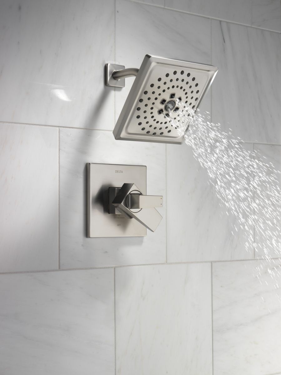 DELTA Trillian 17 Series H2Okinetic Shower Only Trim — Lumicoat® Stainless