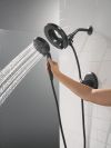 DELTA Bonacci 17 Series Shower Trim with In2ition Shower Head — Matte Black