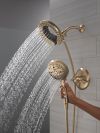 DELTA Bonacci 17 Series Shower Trim with In2ition Shower Head — Lumicoat® Champagne Bronze