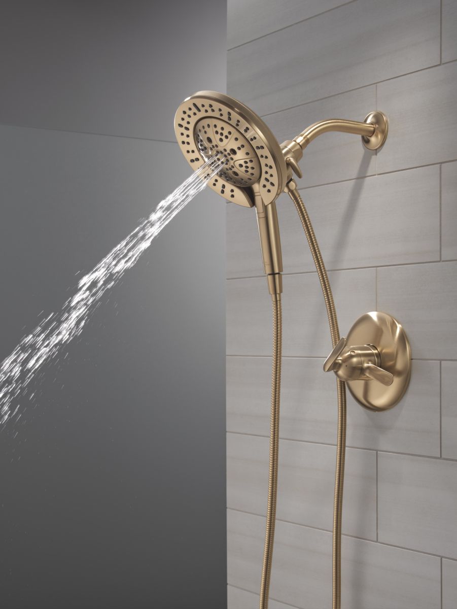 DELTA Bonacci 17 Series Shower Trim with In2ition Shower Head — Lumicoat® Champagne Bronze