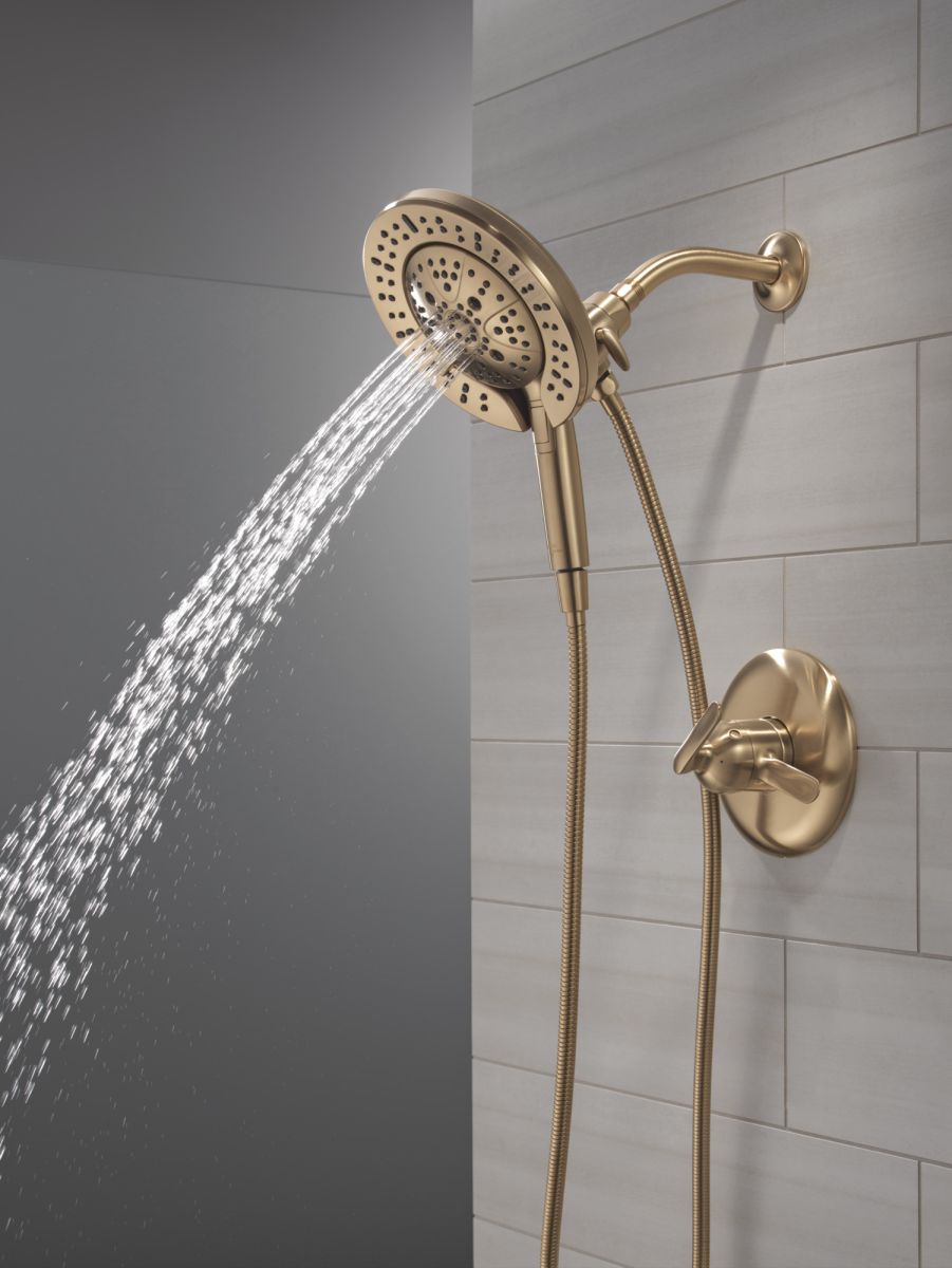 DELTA Bonacci 17 Series Shower Trim with In2ition Shower Head — Lumicoat® Champagne Bronze