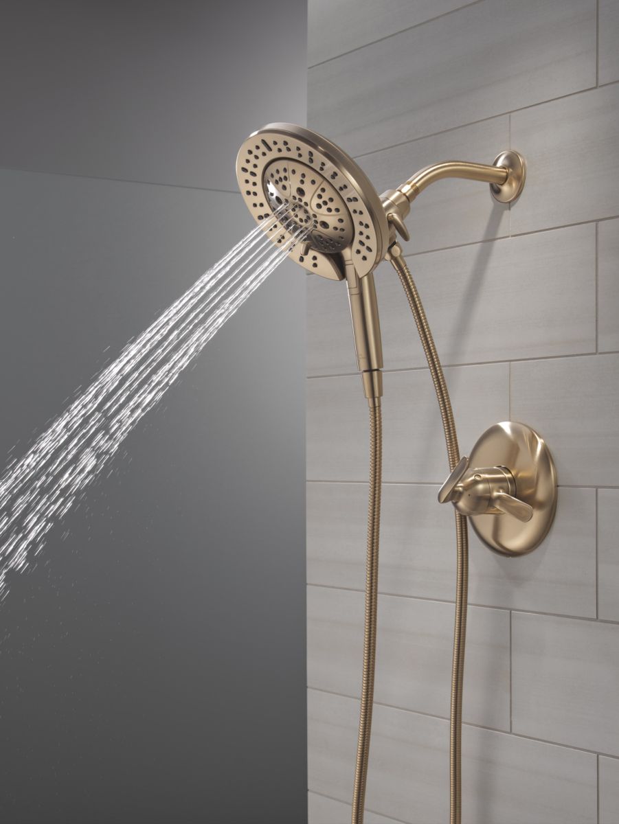 DELTA Bonacci 17 Series Shower Trim with In2ition Shower Head — Lumicoat® Champagne Bronze