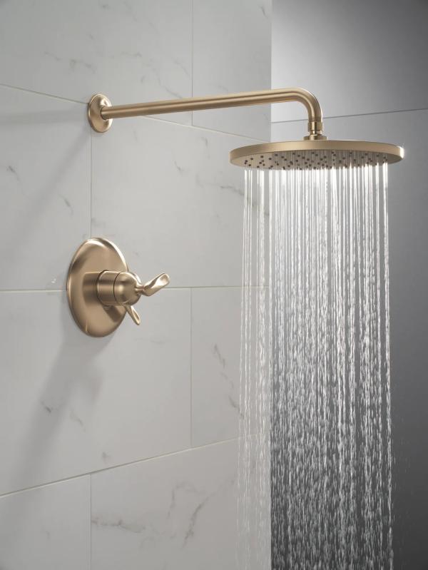 DELTA Bonacci 17 Series Shower Trim — Lumicoat® Champagne Bronze