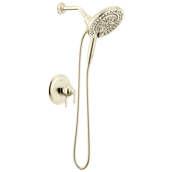 DELTA Bonacci 17 Series Shower Trim with In2ition Shower Head — Lumicoat® Polished Nickel