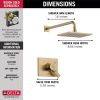 DELTA Vero Monitor 17 Series Shower Trim — Champagne Bronze