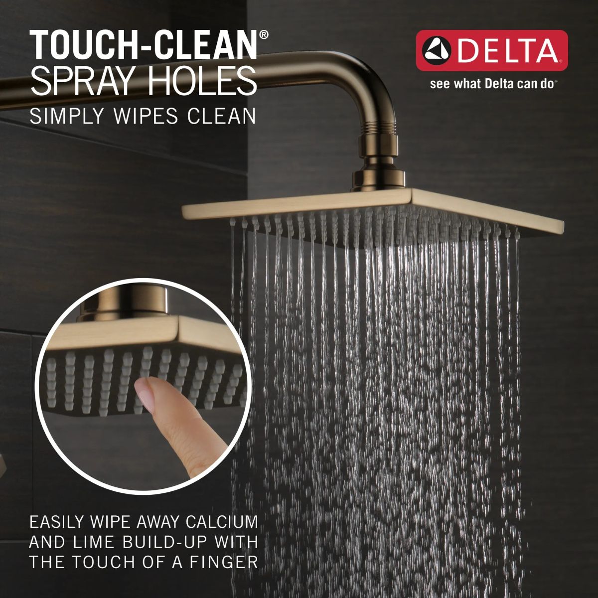 DELTA Vero Monitor 17 Series Shower Trim — Champagne Bronze